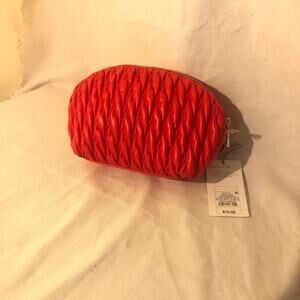 A New Day NWT Women's Red Makeup Bag/Pouch